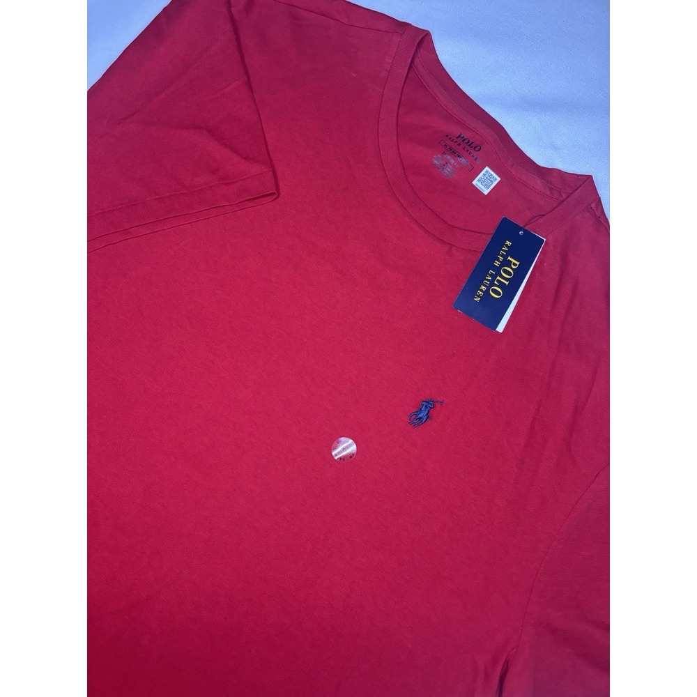 Polo Ralph Lauren Classic Fit Crew Neck Short Sleeve T-Shirt Red XL NWT $55